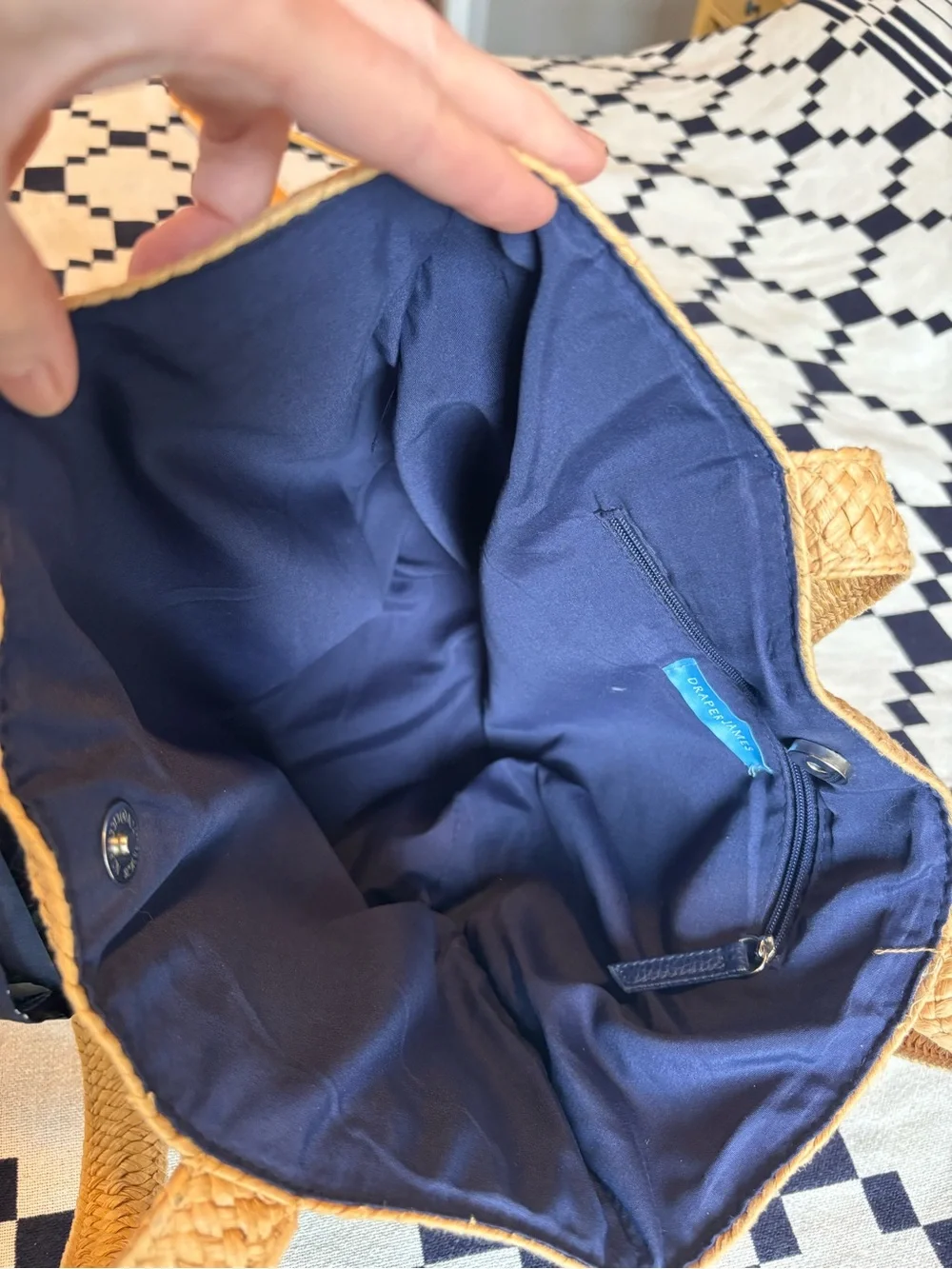 Draper James Straw Tote